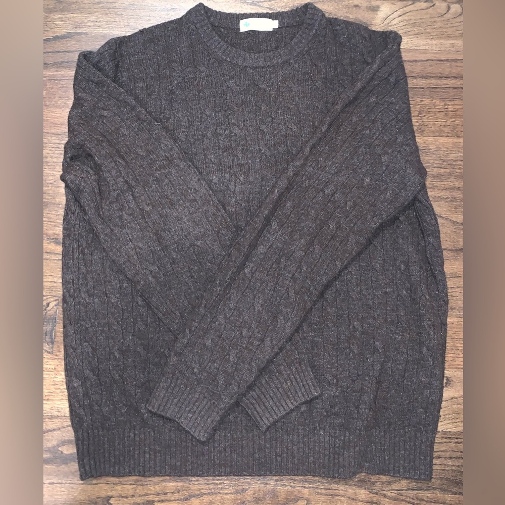 J. Crew men’s cable knit sweater